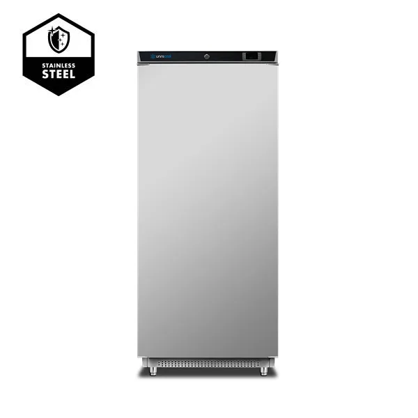 Edelstahlkühlschrank – 600 l – +2 °C bis +10 °C