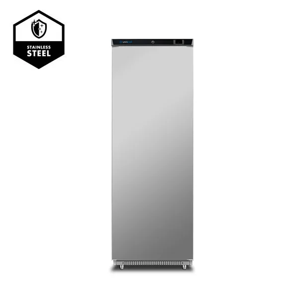 Edelstahlkühlschrank – 400 l – +2 °C bis +10 °C