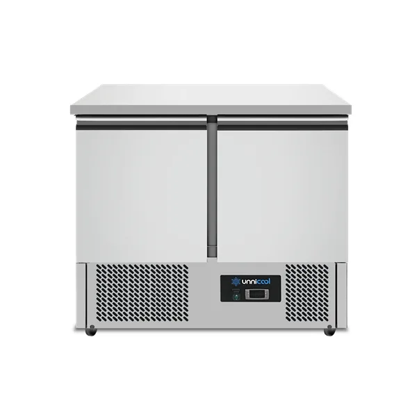 Gekühlte Werkbank | 2 Türen (1/1 GN) | +2°C / +8°C | 90x70x85(h) cm