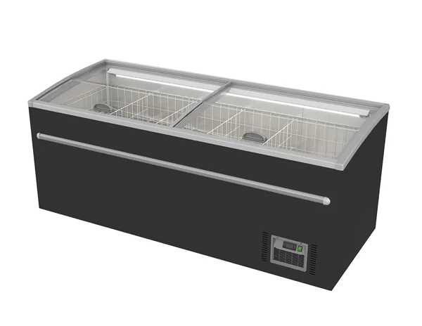 Supermarkt-Gefriertruhe | 850L | Schwarz