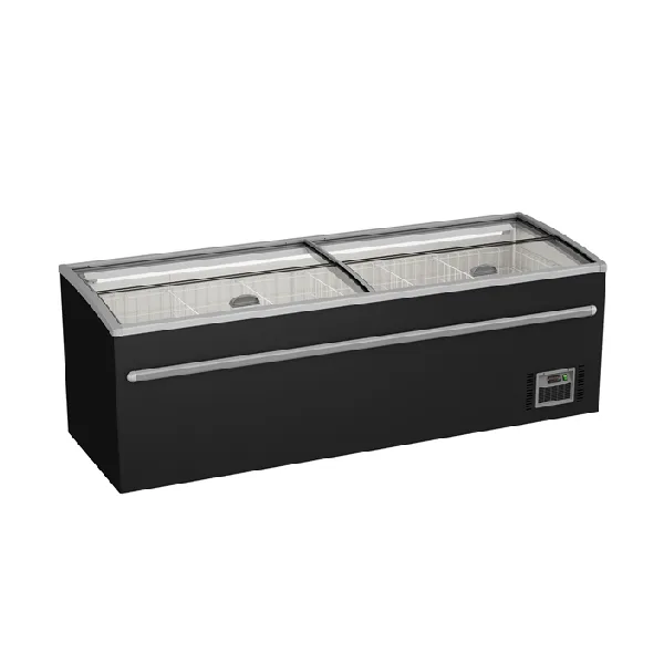 Supermarkt-Gefriertruhe | 1040L | Schwarz