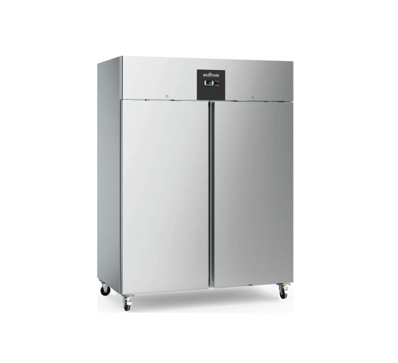 Edelstahl Kühlschrank / 2 Türe / 1300 Liter / Umluft / 1480X830X(H)2010 mm