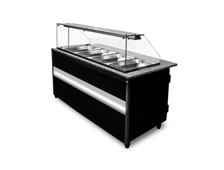Gastrobuffet / Bainmarie Theke 1000x800x1250 mm