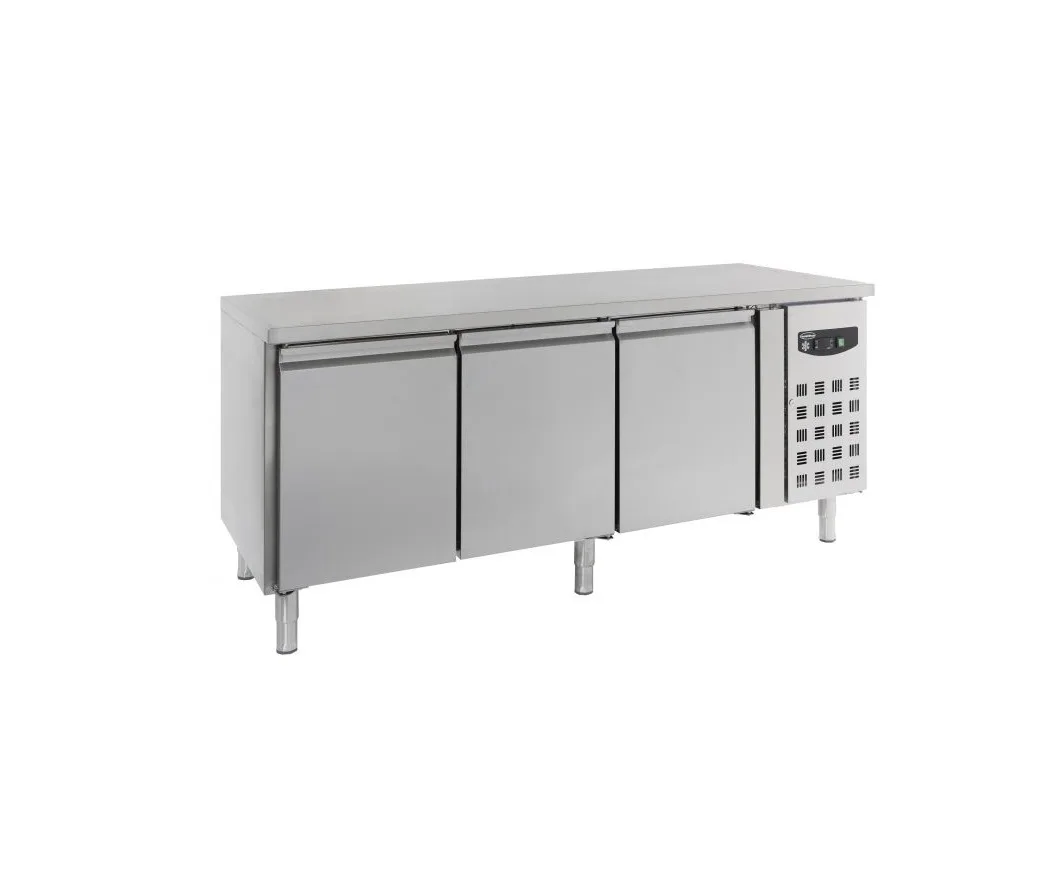 Bäckerei Kühltisch 3 Türen / 635 Liter / 2020x800x850 mm