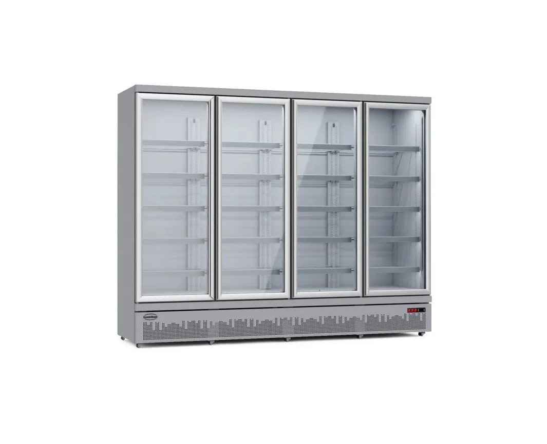 Kühlschrank mit 4 Glastüren / 2025 Liter / 2508x710x1887 mm