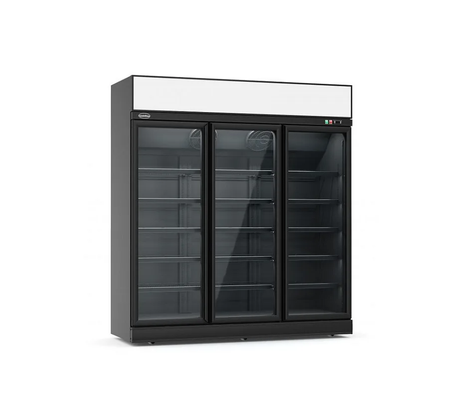 Kühlschrank mit 3 Glastüren / 1530 Liter / 2092x710x1880 mm
