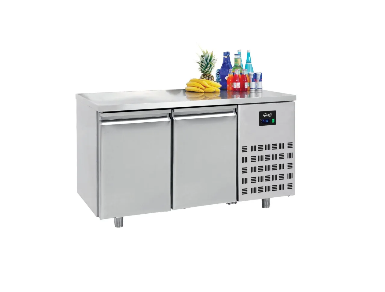 Kühltisch mit 2 Türen / 281 Liter / 1400x700x850 mm