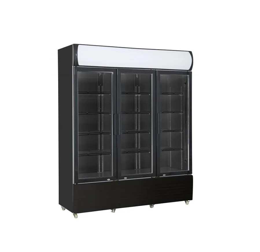 Kühlschrank mit 3 Glastüren / 1065 Liter / 1600x610x1973 mm