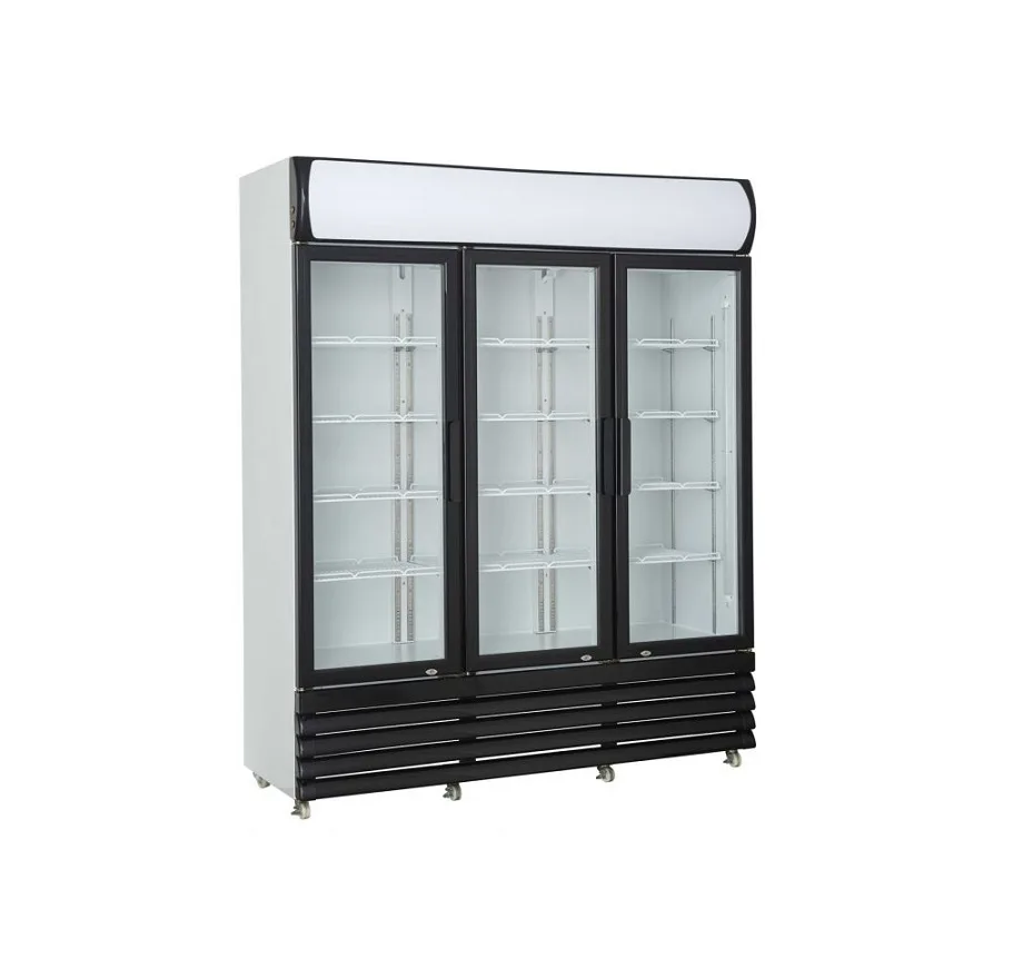 Kühlschrank mit 3 Glastüren / 1065 Liter / 1600x610x1973 mm