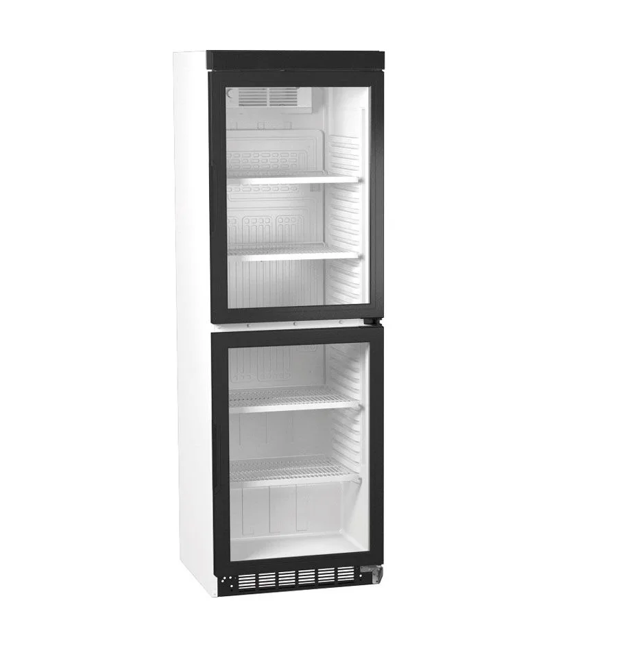 Flaschenkühlschrank 379 Liter mit 2 Glastüren