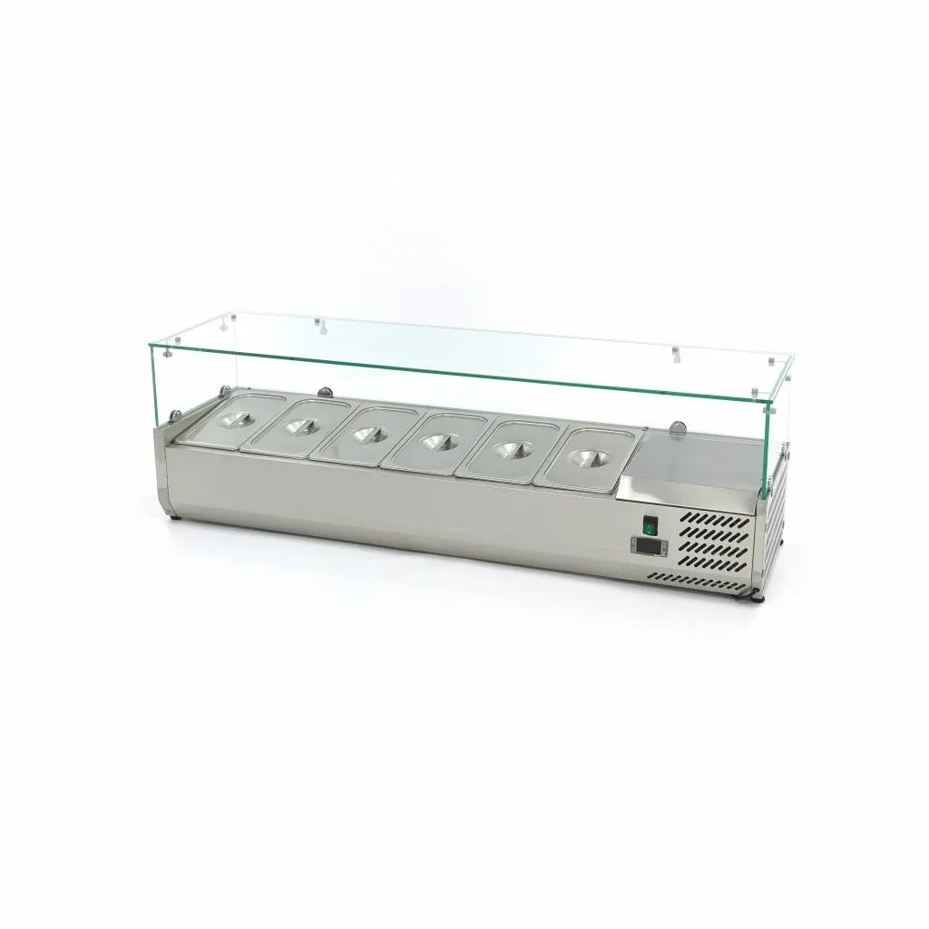 Kühlaufsatzvitrine 140 cm