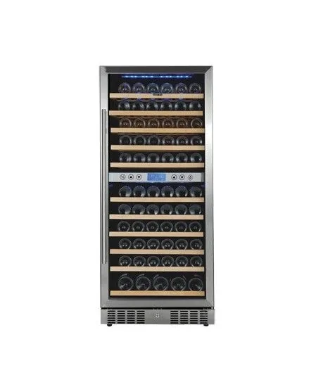 Weinkühlschrank mit 2 Zonen für 112 Flaschen