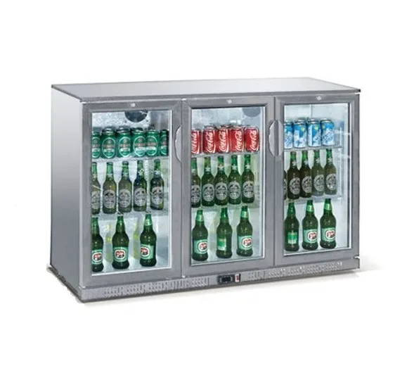 Flaschenkühlschrank mit 3 Schiebetüren 330 Liter