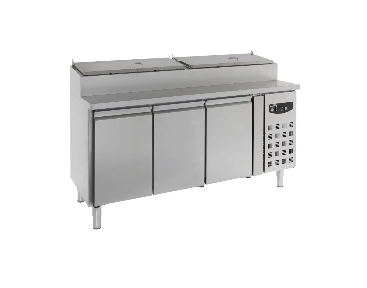 Saladette mit 3 Türen / 8 x 1/3 GN behälter