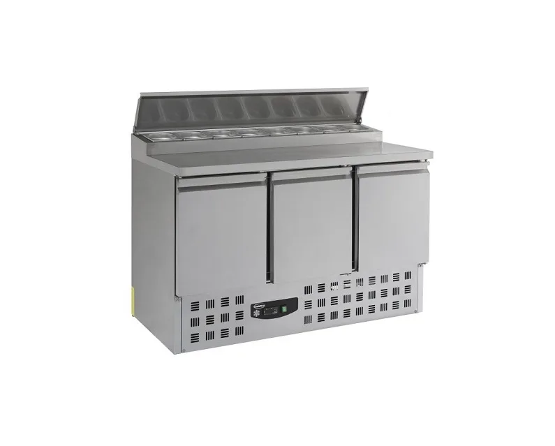 Saladette mit 3 Türen / 8×1/6 GN behälter / 392 Liter