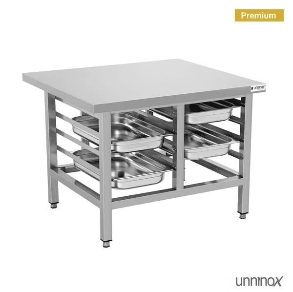 Untergestell für Backofen 900x800xH700mm