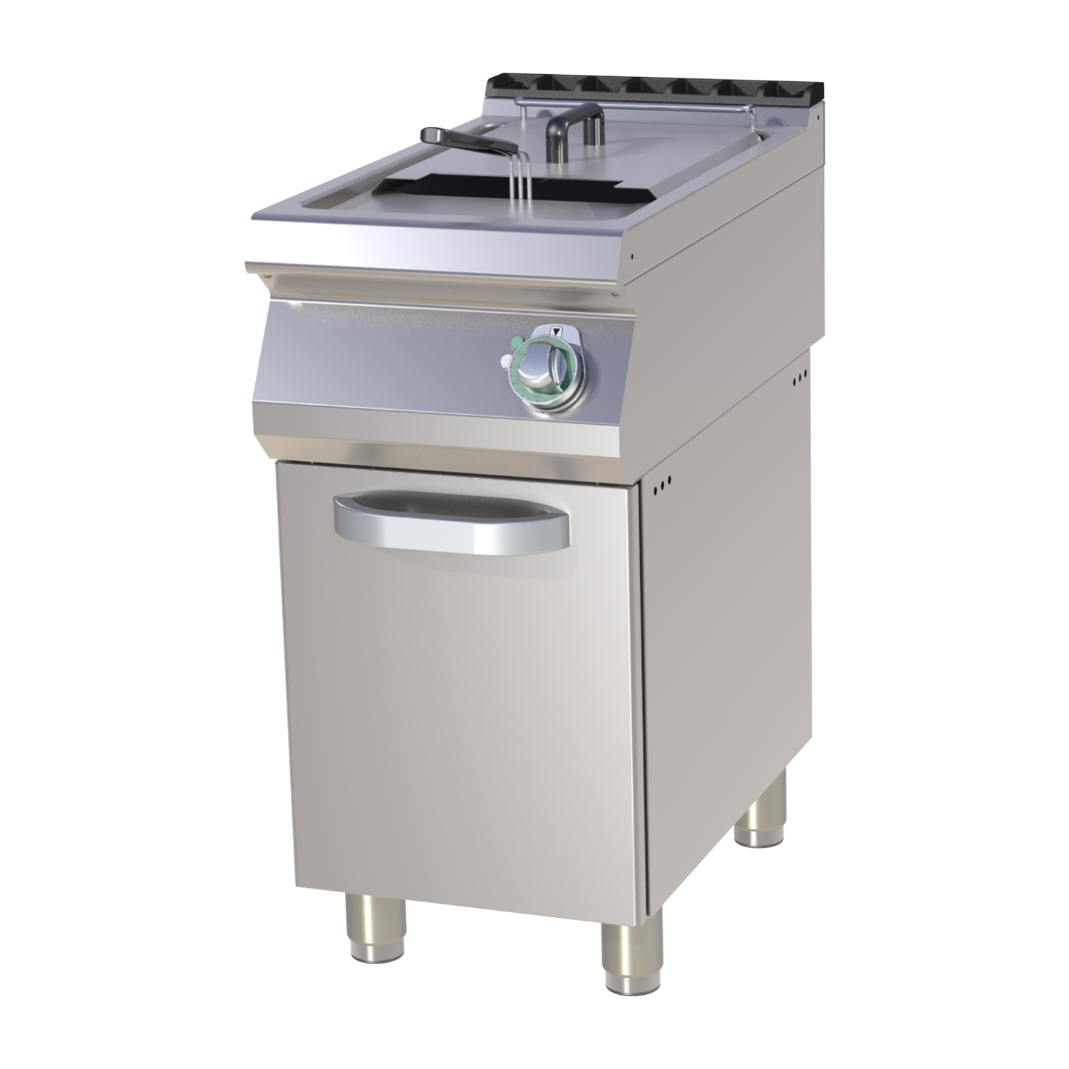 Fritteuse elektrisch 17 Liter mit Unterbau | 13,5 kW | RM – FE 740/17 E