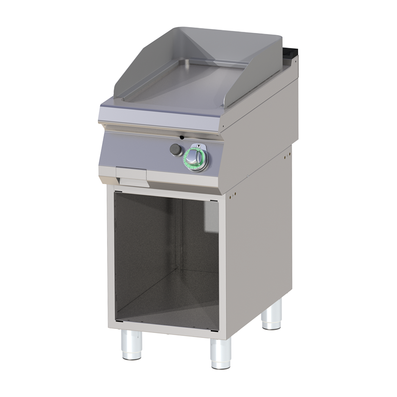 Gas Grillplatte Glatt mit Unterbau| 7 kW | RM – FTH 740 G