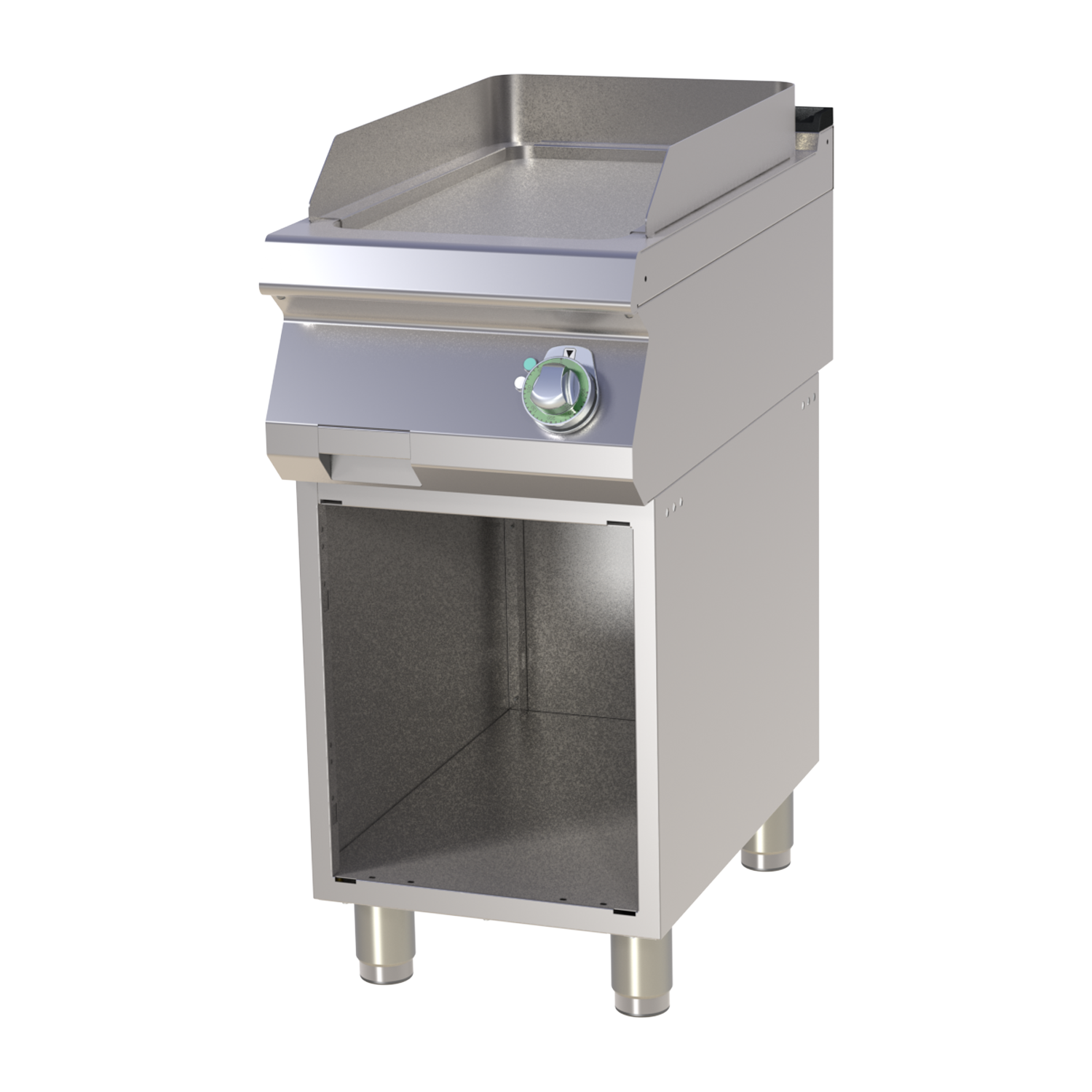 Elektro Grillplatte glatt mit Unterbau | 4,5 kW | RM – FTH 740 E