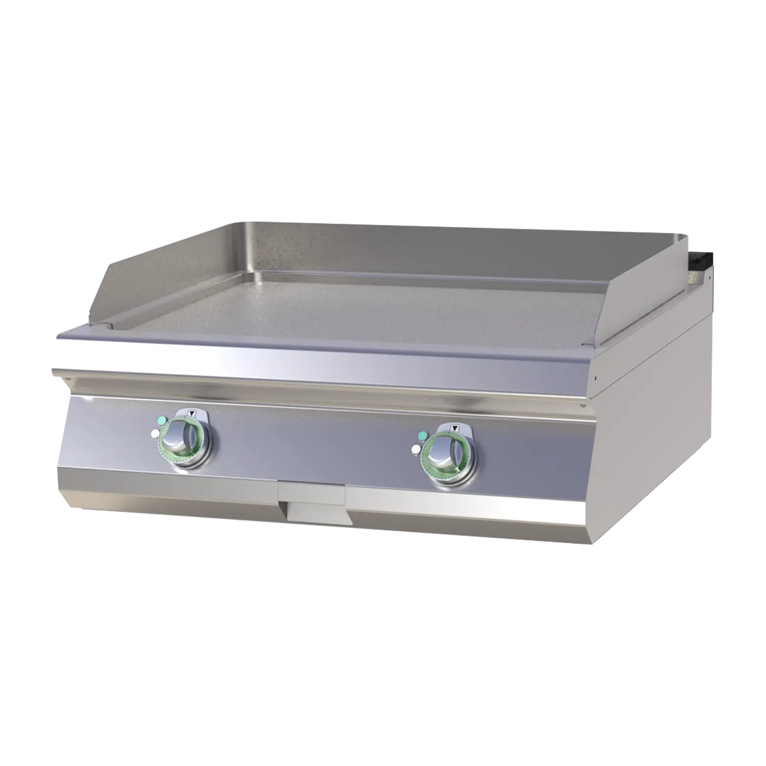 Elektro Grillplatte glatt verchromt | 9 kW | RM – FTHC 708 E