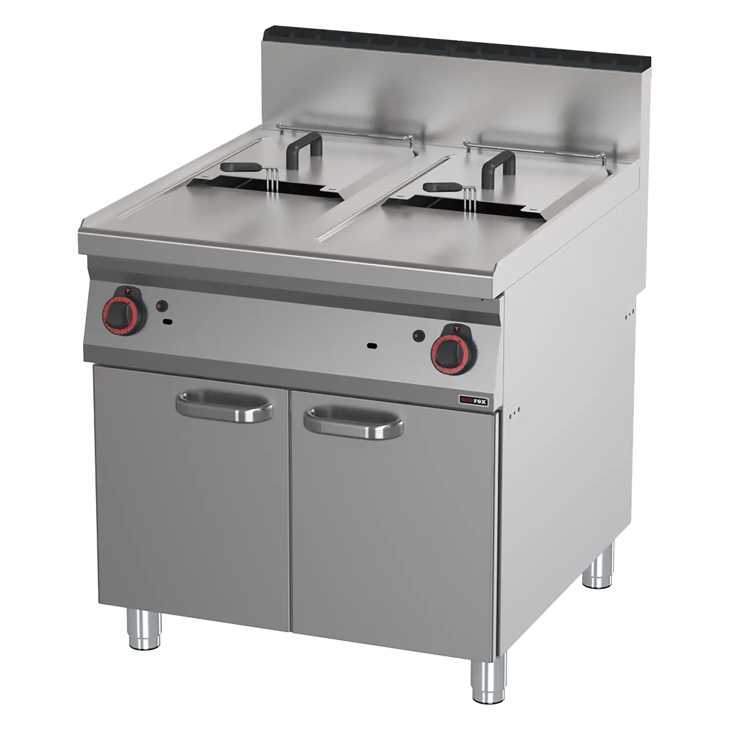 Gasfritteuse 2x 17 l | REDFOX – FE 90/80-17 G