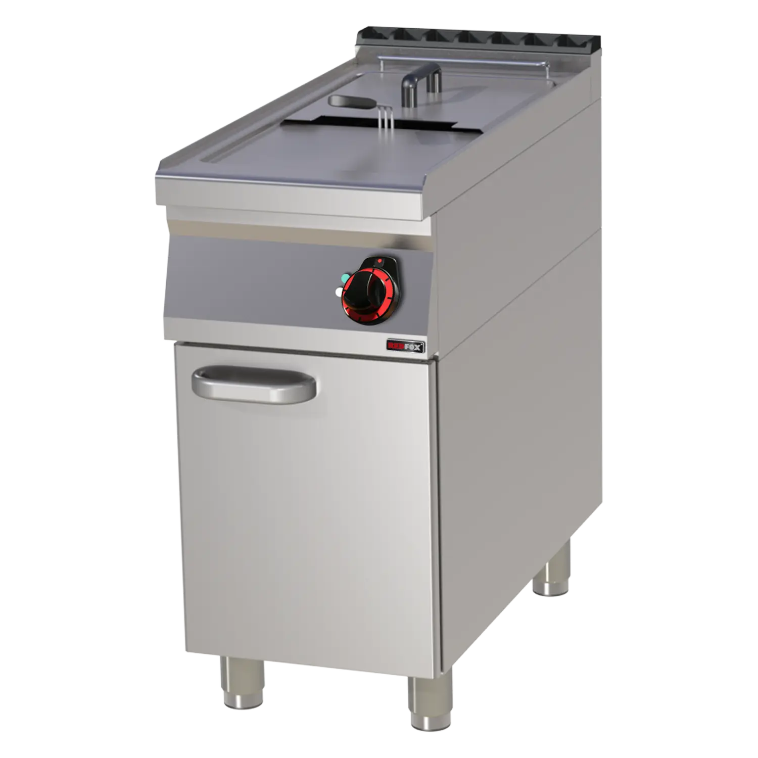 Fritteuse elektrisch 0,8 kW/l, 17 l mit Unterbau | REDFOX – FE 90/40-17 E