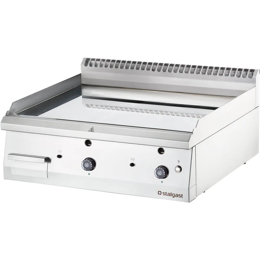 Gas-Griddleplatte, verchromt als Tischgerät, Serie 700 ND – glatt 800x700x250 mm (BxTxH)