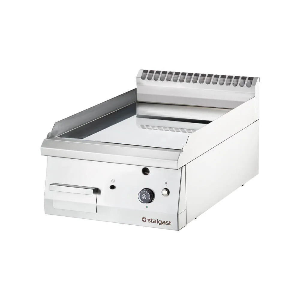 Gas-Griddleplatte, verchromt als Tischgerät, Serie 700 ND – glatt 400x700x250 mm (BxTxH)