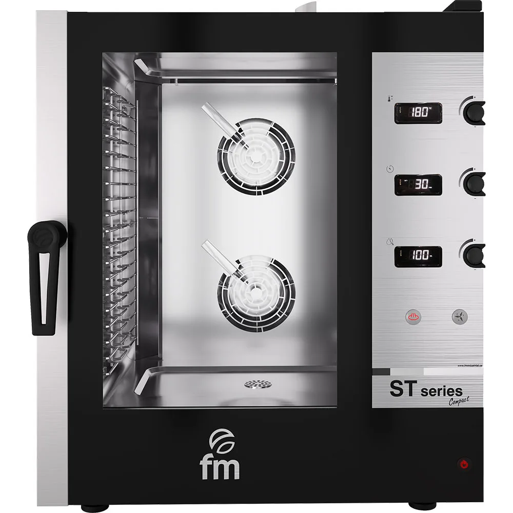Kombidämpfer, STW-Compact, elektronische Steuerung, 6xGN1/1, 11,4 kW