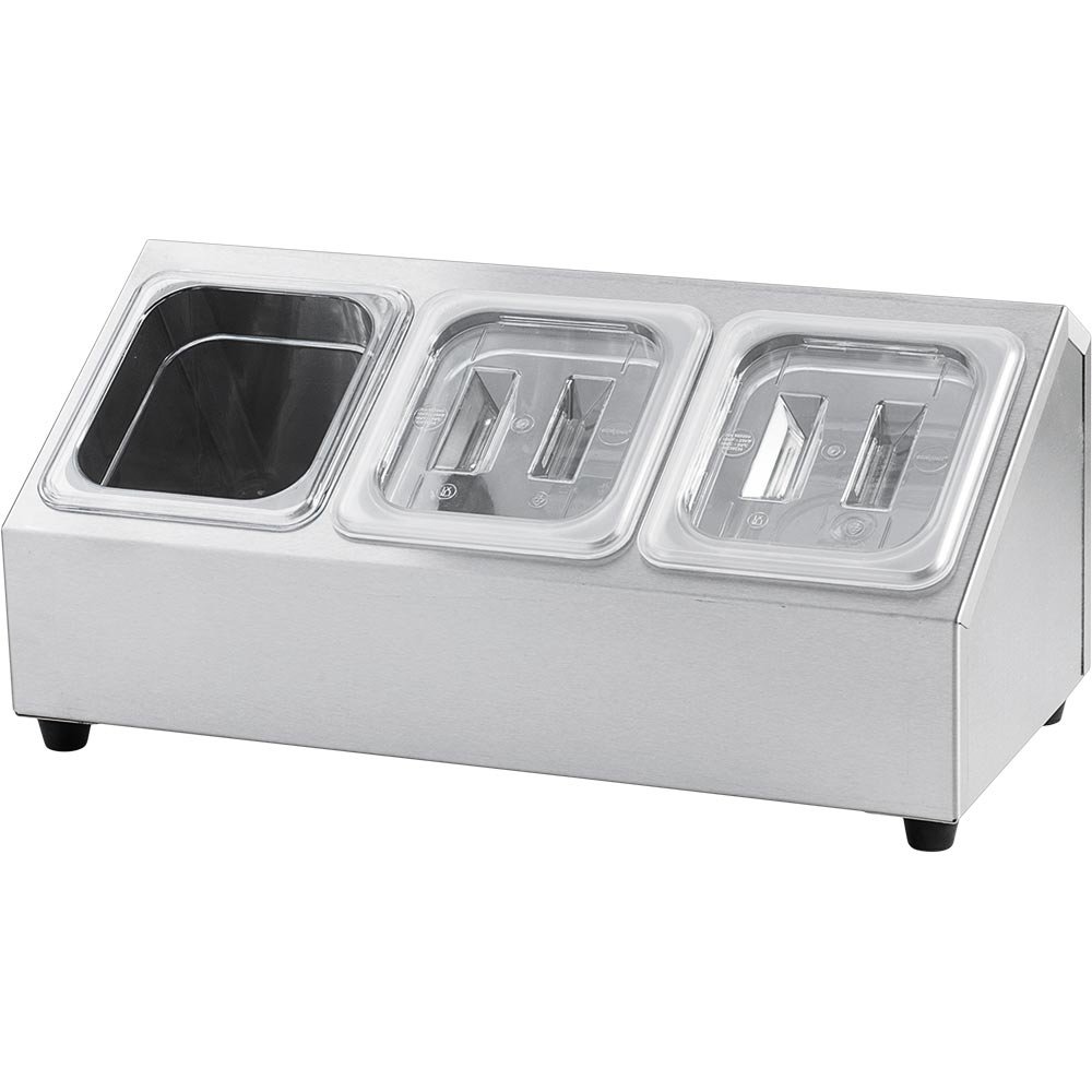 Ständer für Gastronormbehälter – 3 x GN 1/6 (150 mm)