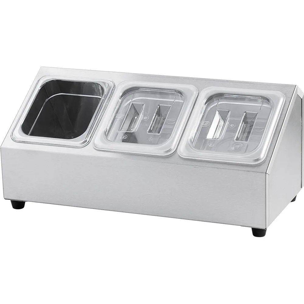 Ständer für Gastronormbehälter – 3 x GN 1/6 (150 mm)