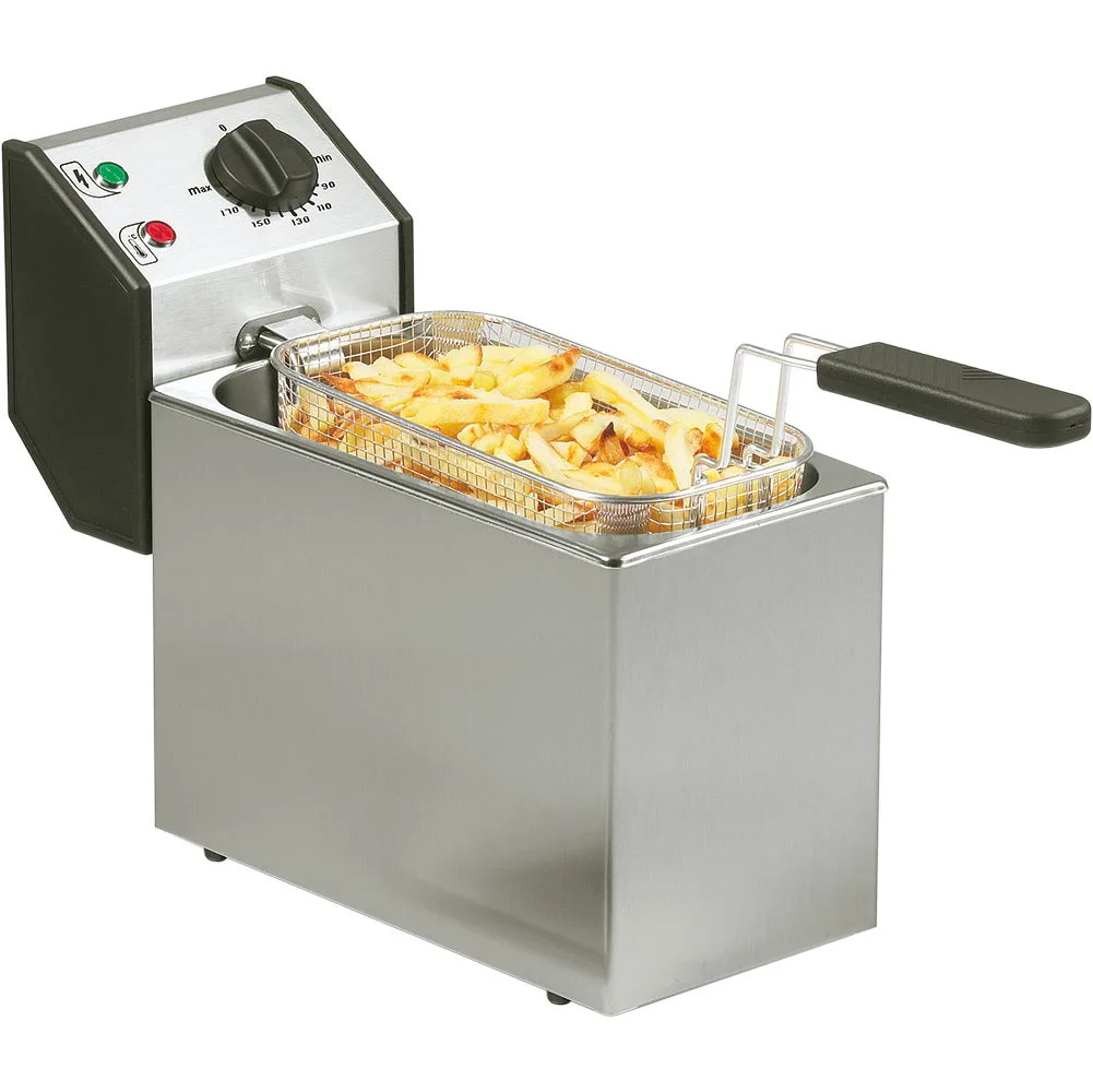 ROLLER GRILL Fritteuse 5 Liter / 3,2 kW / 190x425x320 mm