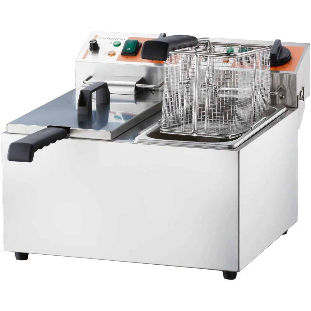 Doppel-Fritteuse CATERINA, 2×8 Liter, 415x430x315 mm / 2x 2 kW / 230 V