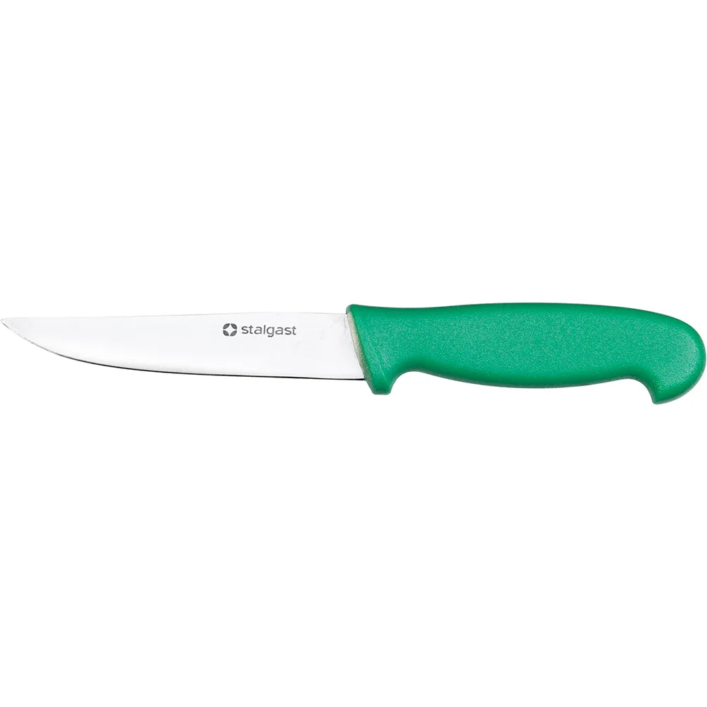 Stalgast Schälmesser, HACCP, Griff grün, Edelstahlklinge 10 cm