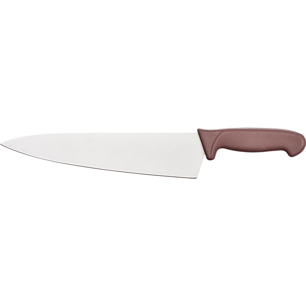 Kochmesser Premium, HACCP, Griff braun, Edelstahlklinge 26 cm