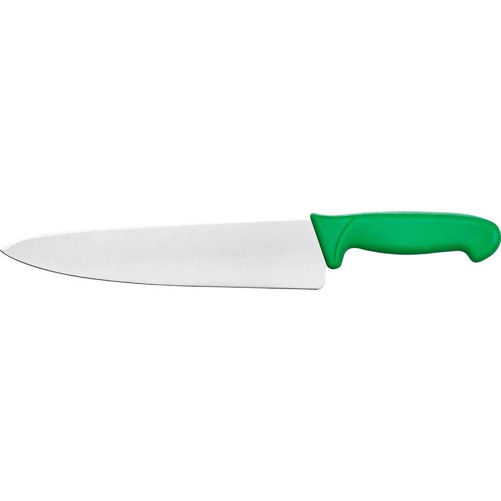Kochmesser Premium, HACCP, Griff grün, Edelstahlklinge 20 cm