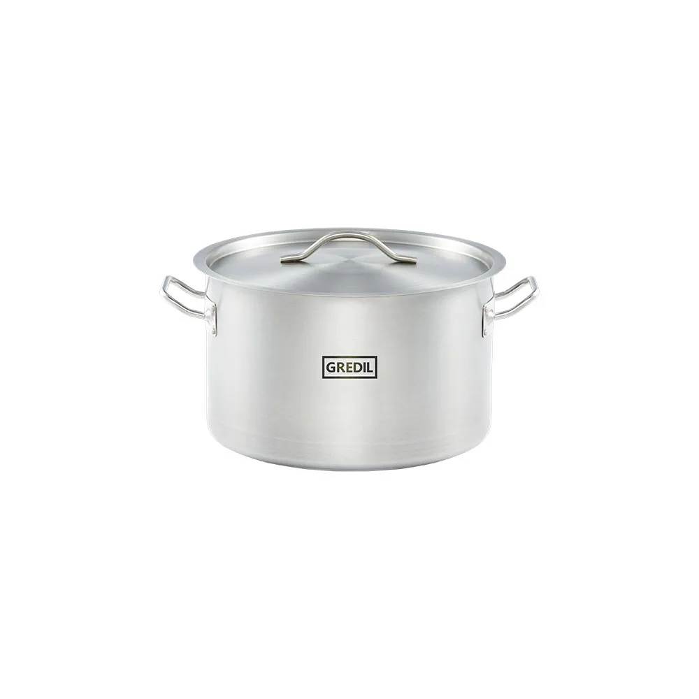 Suppentopf mittelhohe Form, Serie ECO Ø 280 mm, Höhe 180 mm, 11,1 Liter, inkl. Deckel