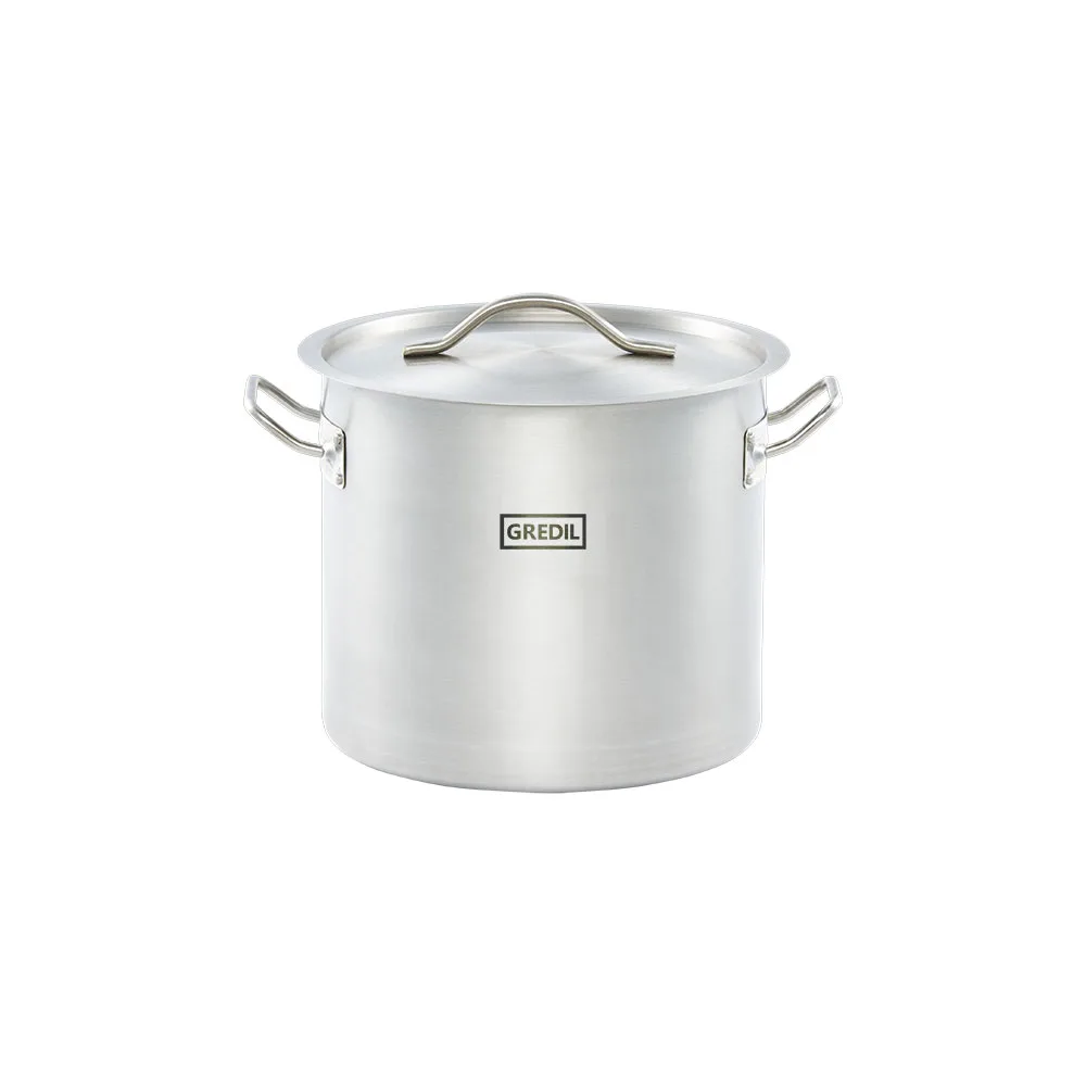Suppentopf hohe Form Serie ECO Ø 240 mm, Höhe 200 mm, 9 Liter, inkl. Deckel