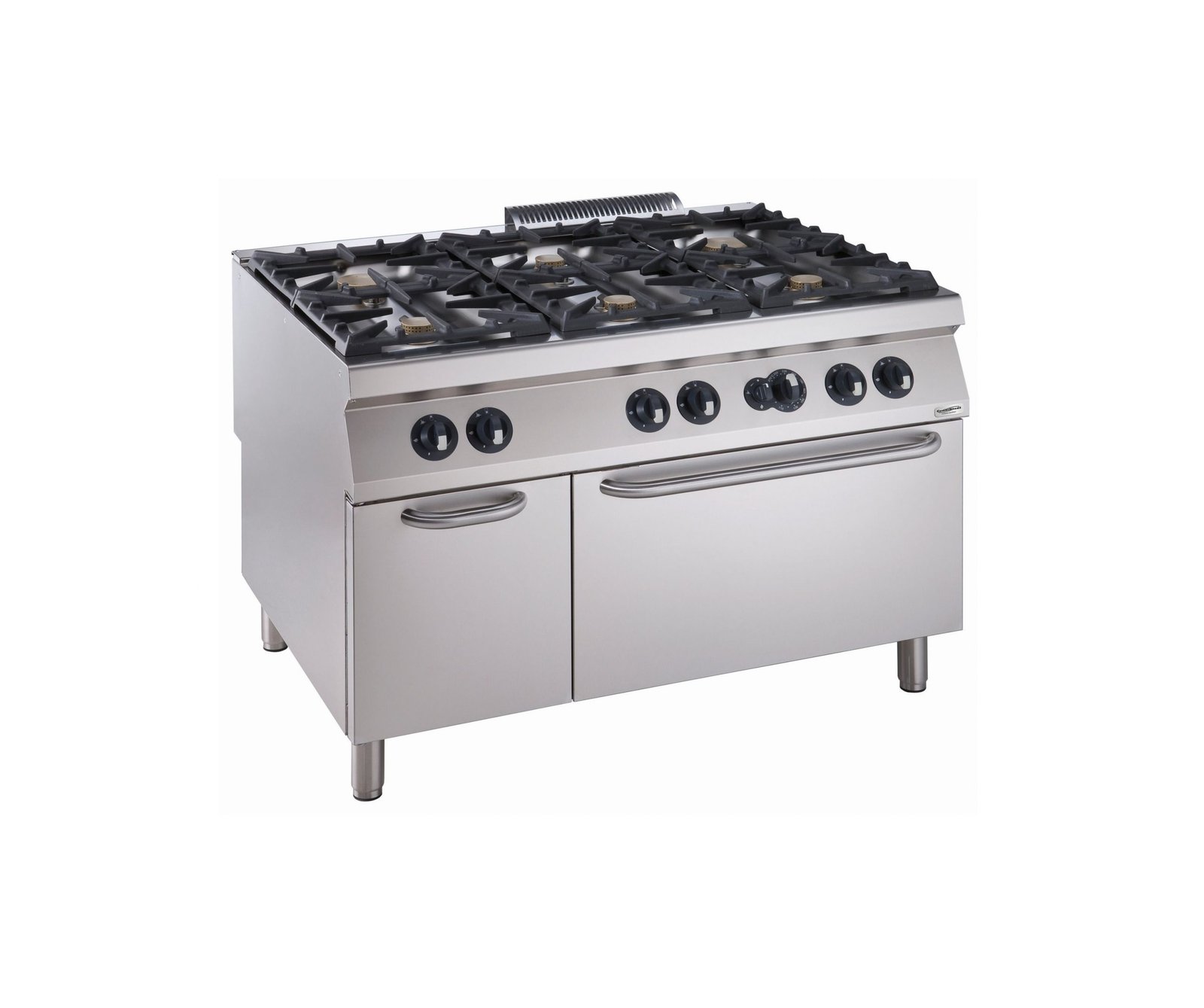 Gasherd mir 6 Brenner und  Gasbackofen 1200 x 900 mm