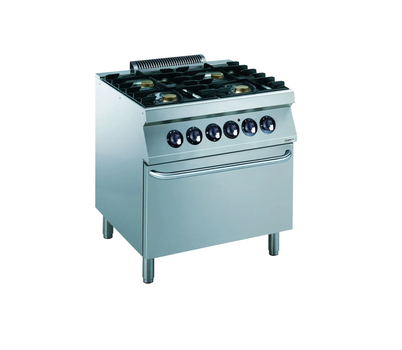 Gasherd mir 4 Brenner und Elekto Backofen 800 x 700 mm