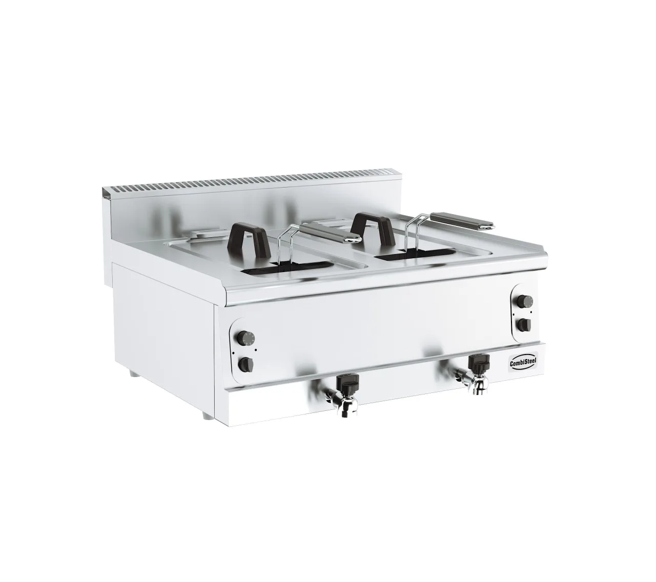 Gas Fritteuse 2×8 Liter 800 x 600 mm