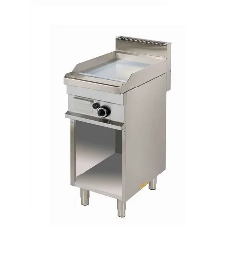 Grillplatte Chrom glatt 40x70cm / 4,05 kW
