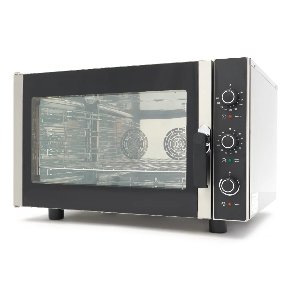 Gastro Combi – Dampfofen – Passt 4 Tabletts (1/1 GN / 60 x 40 cm) – Analog – 400V