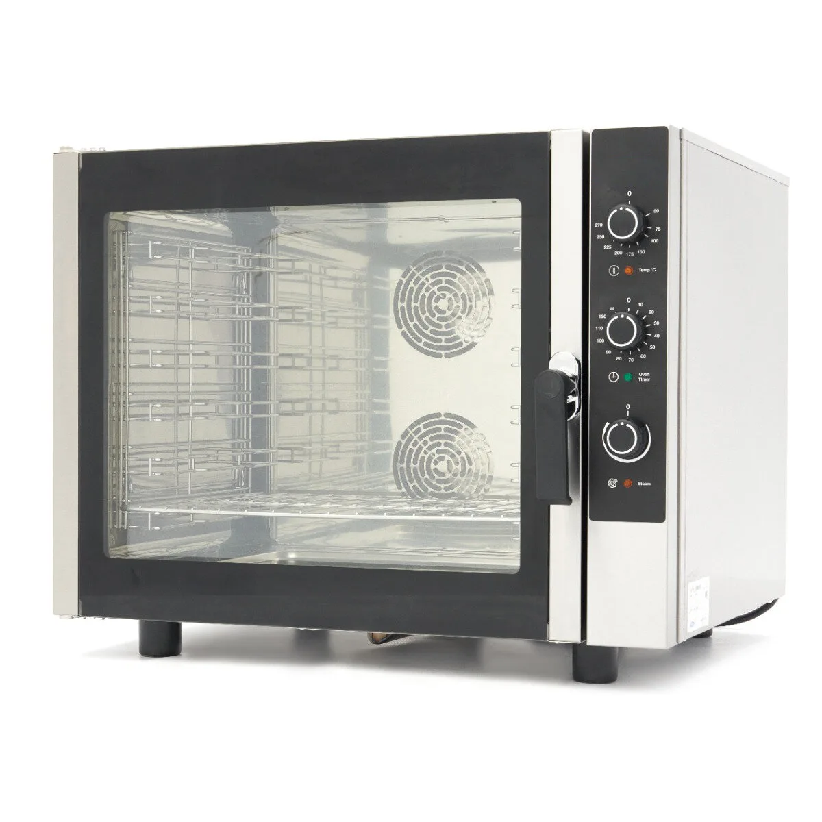 Gastro Combi – Dampfofen – Passt 6 Tabletts (1/1 GN / 60 x 40 cm) – Analog – 400 V