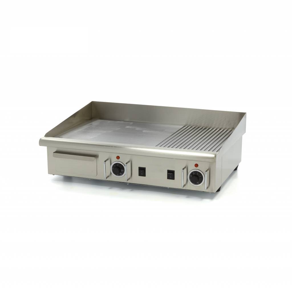 Elektro Grillplatte 73 cm 400V (Glat und Gerillt)