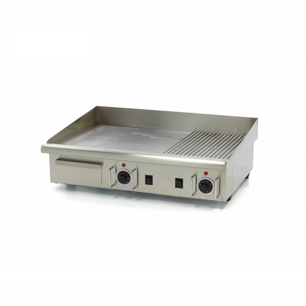 Elektro Grillplatte 73 cm 400V (Glat und Gerillt)