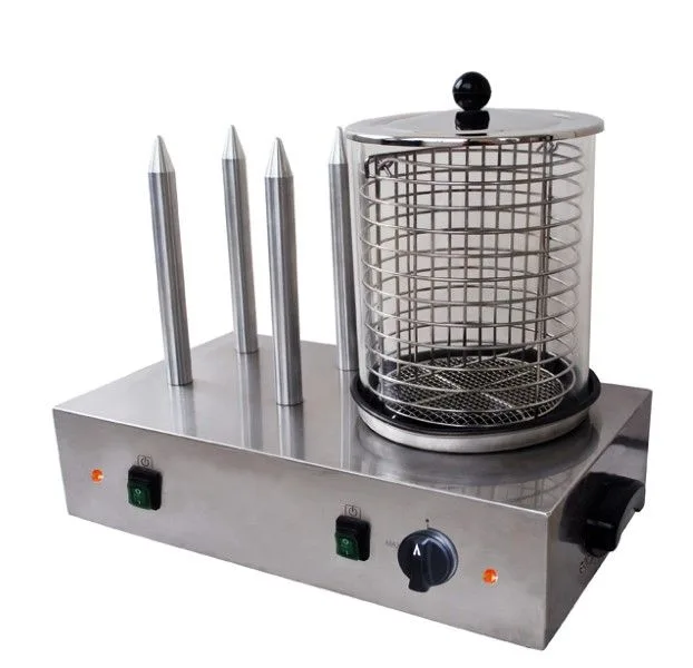 Hot Dog Maschine mit 4 Spießen