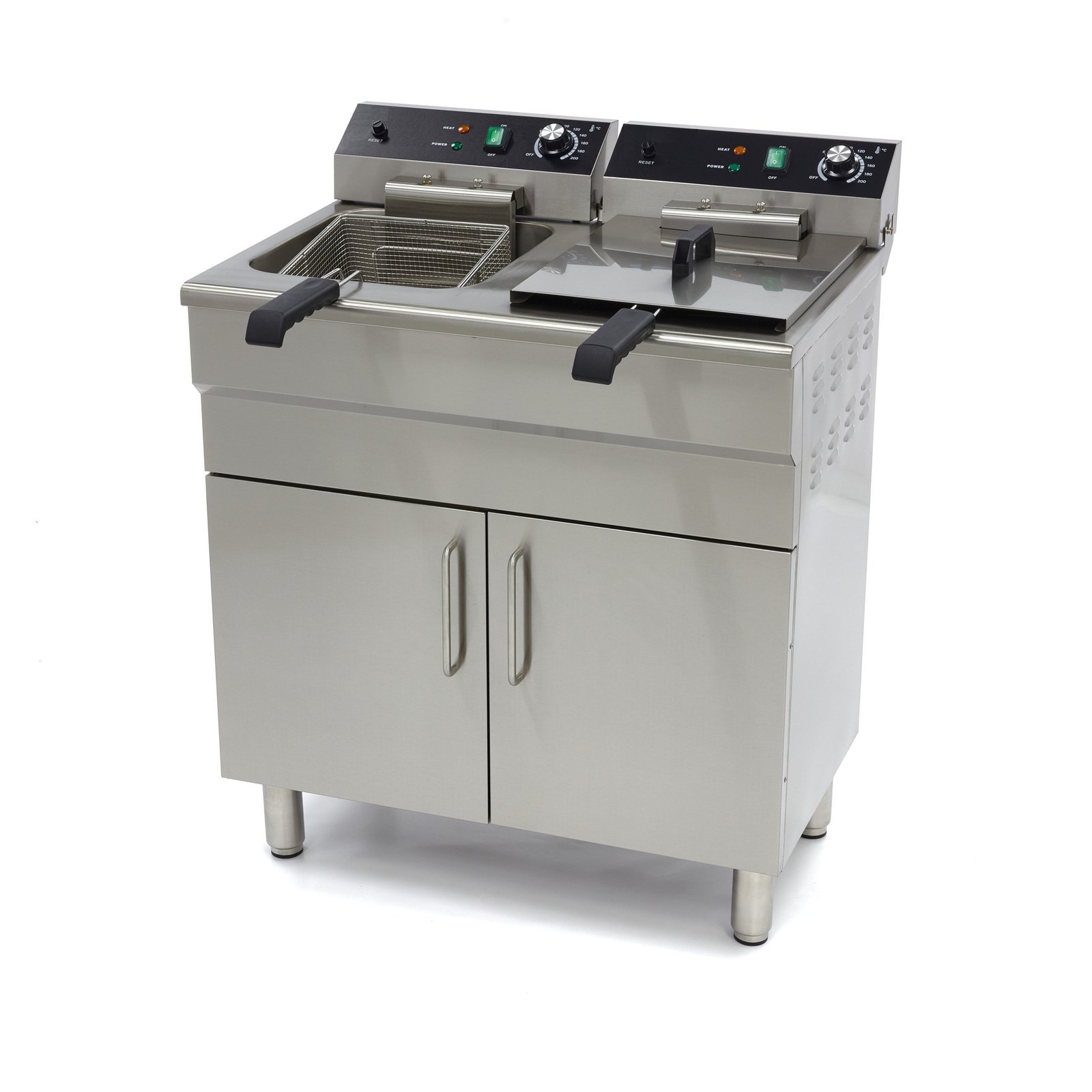 Doppel Stand Fritteuse 2×16 Liter 400V