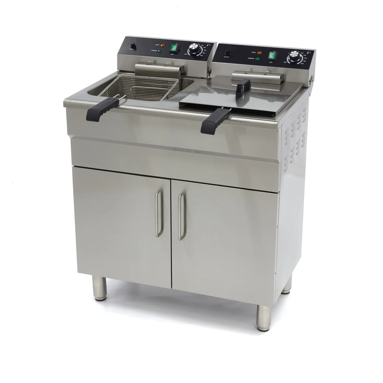 Doppel Stand Fritteuse 2×16 Liter 400V