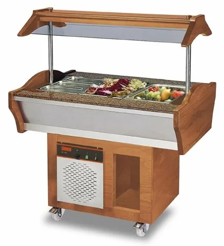 Salatbar Kältebuffet 120cm – 3x GN1/1